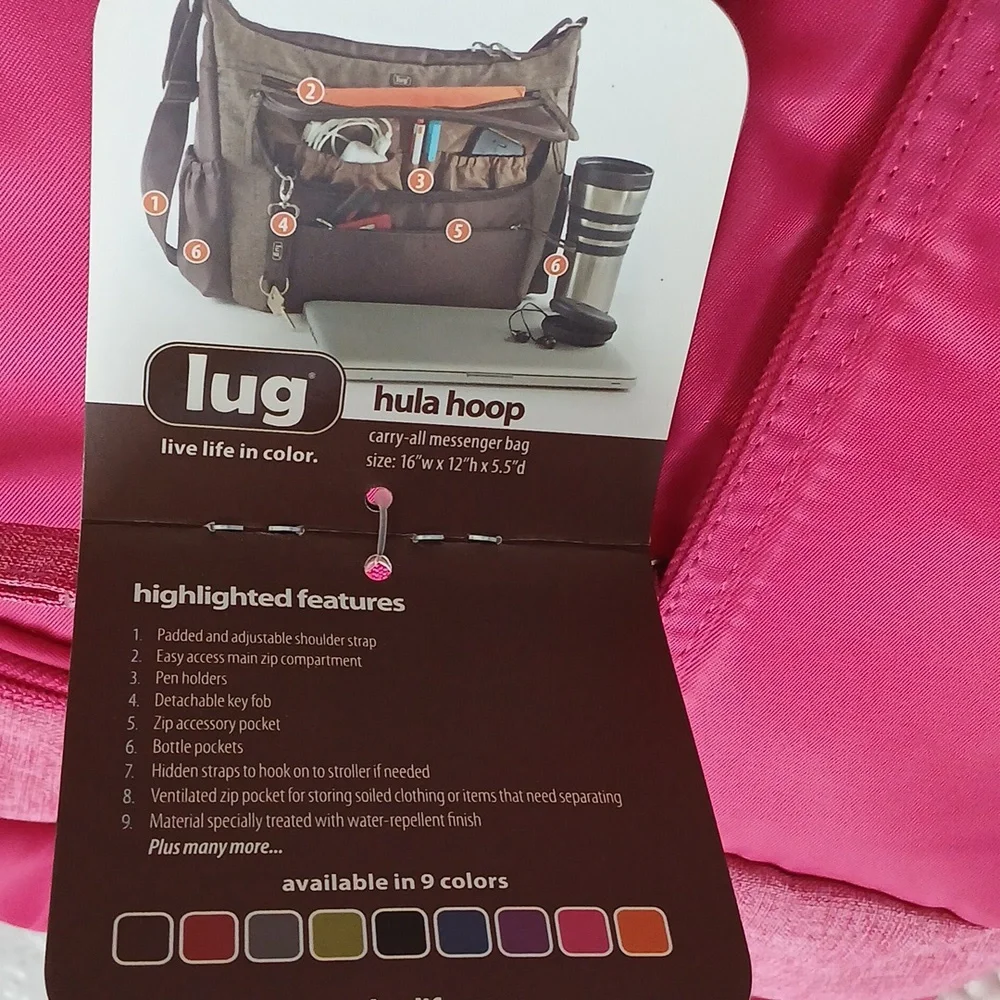 Hula Hoop Carry-All Messenger Bag by Lug